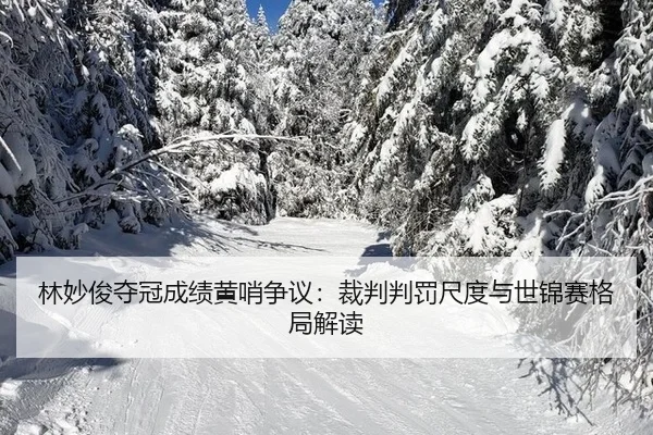 林妙俊夺冠成绩黄哨争议：裁判判罚尺度与世锦赛格局解读